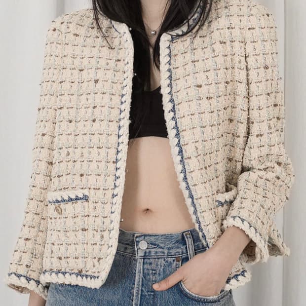 베르데오시도 트위드자켓