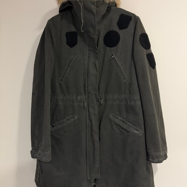 더 에디터 코어 내피 롱 야상 점퍼