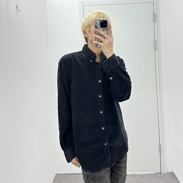 Corduroy black shirts