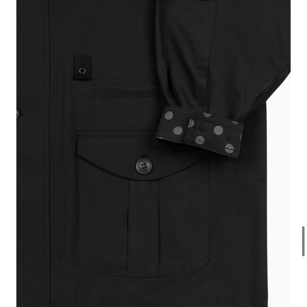 오헤시오 트렌치 칼라 점퍼 TRENCH COLLAR JUMPER 블랙