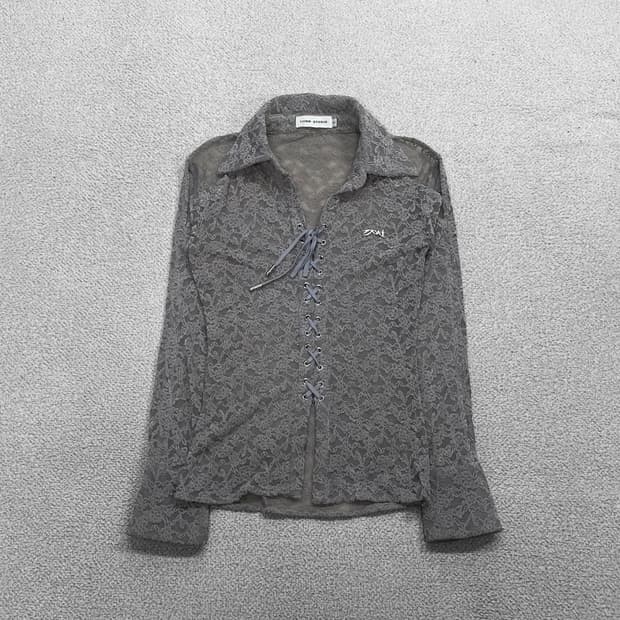 1Jinn studio 시스루 셔츠 자켓