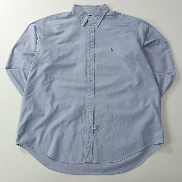 CK395 XL 폴로 90s 야머스 더스티 클래식블루 셔츠 남방