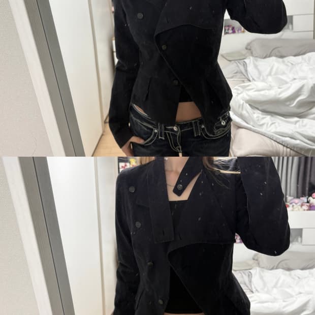 비비안웨스트우드 앵글로마니아 사선 코튼 자켓