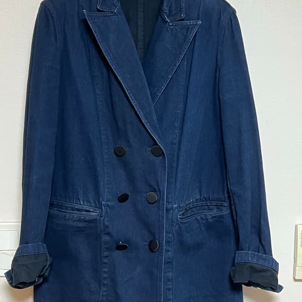 랑방 x아크네 스튜디오 데님 더블 자켓 