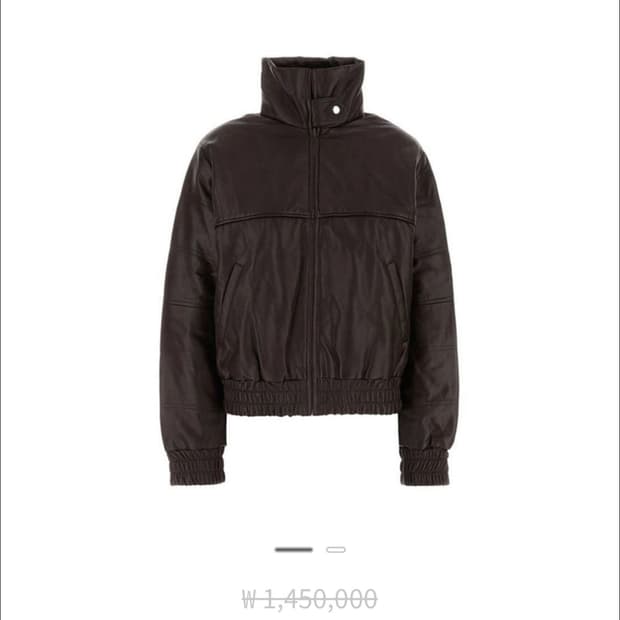 Gimaguas PAULA 하이넥 레더 자켓