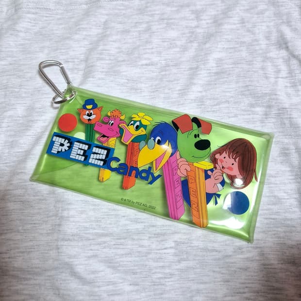 PEZ 페즈 PVC 클리어 카라비너 케이스