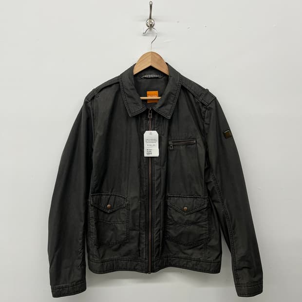 BOSS 휴고보스 블랙 야상 점퍼 남 L