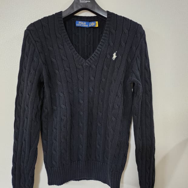 폴로랄프로렌 케이블브이넥니트 (S