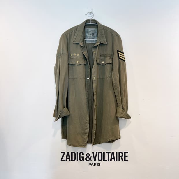 ZADIC&VOLTAIRE 밀리터리 셔츠 자켓