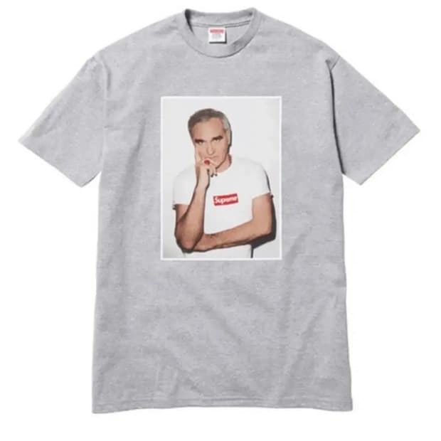 [M] 16SS 슈프림 모리세이 티셔츠 그레이