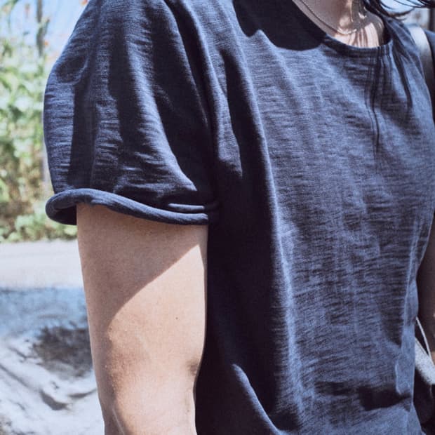 모노프리베 mono prive textured half sleeve 
