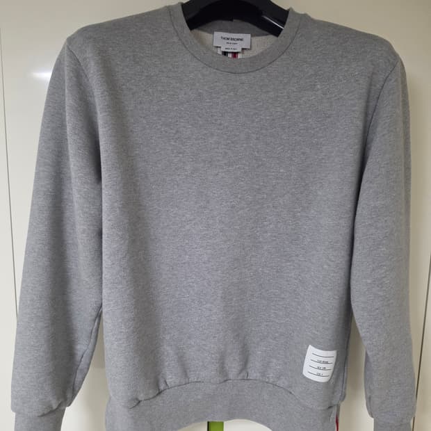 톰브라운 백 삼선 맨투맨 회색 4사이즈 실착5회