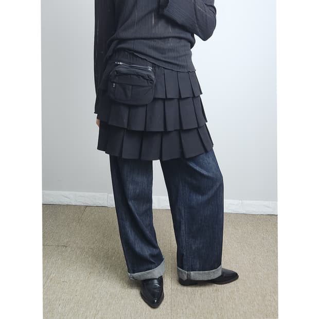 (ELLE golf )플리츠 스커트