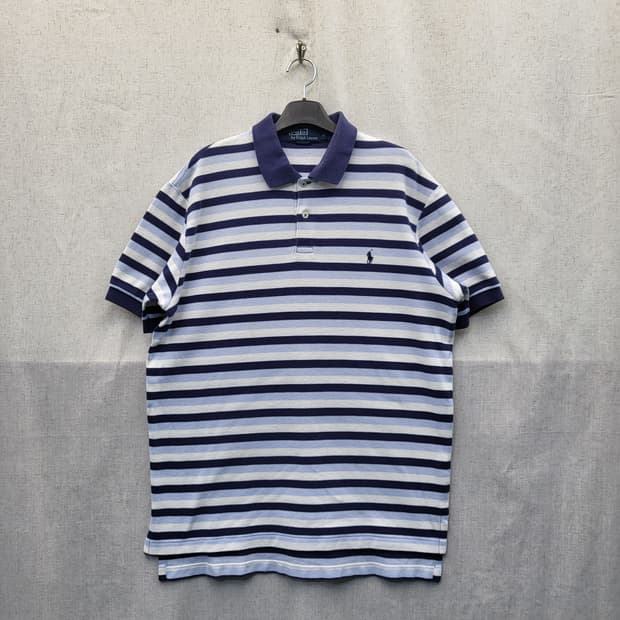 폴로 랄프로렌 스트라이프 반팔 카라티