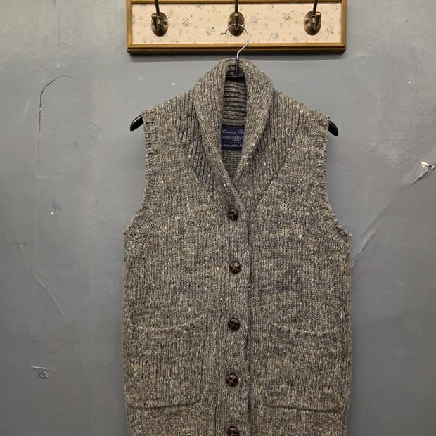 일본빈티지 니트조끼