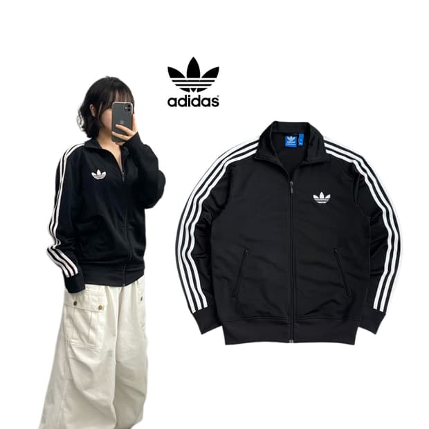 아디다스 파이어버드 트랙탑 져지 블랙