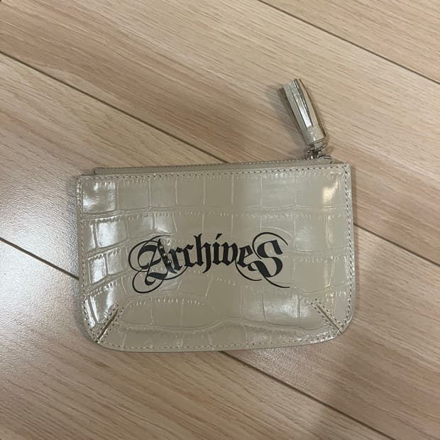 2000아카이브 카드지갑 화이트