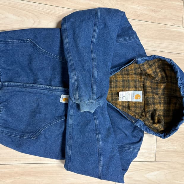 Y07DST carheart 데님 워크자켓