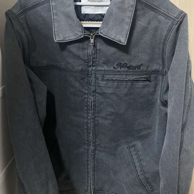 노매뉴얼 워시드 워크 자켓 차콜