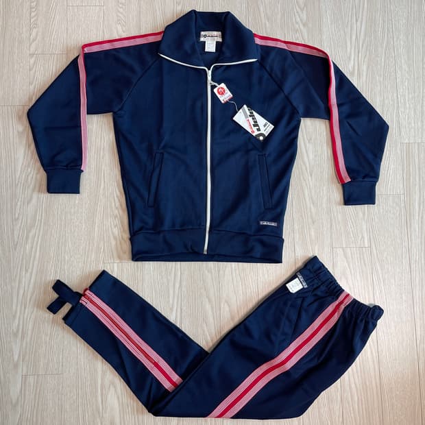 젤렌크 스포츠 80s 올드 트랙탑 져지 셋업 1990