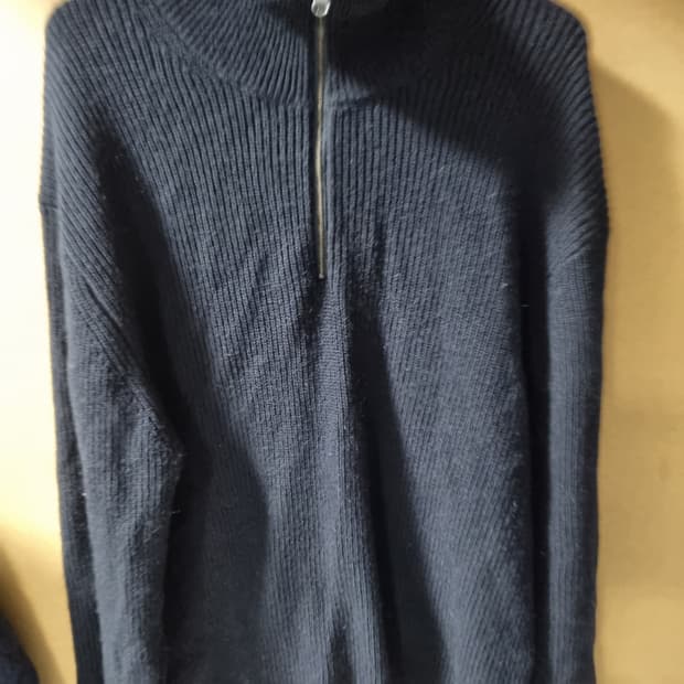 시리즈 남성 목폴라 모직 니트 