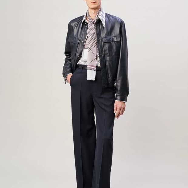 르메르 20SS 와이드 레그 팬츠 캐비어 48