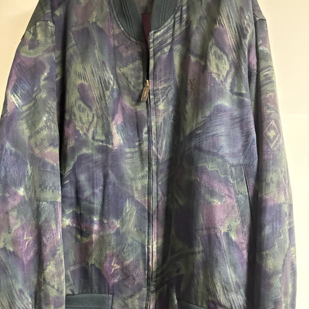 YSL 리얼트리 빈티지 블루종 자켓