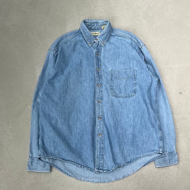 엘엘빈 워크 데님셔츠 s08850