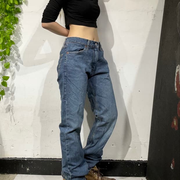 리바이스 513 진청 데님 팬츠 청바지