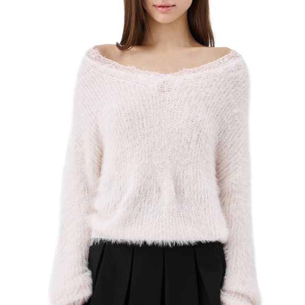 클리시어 블러쉬 니트