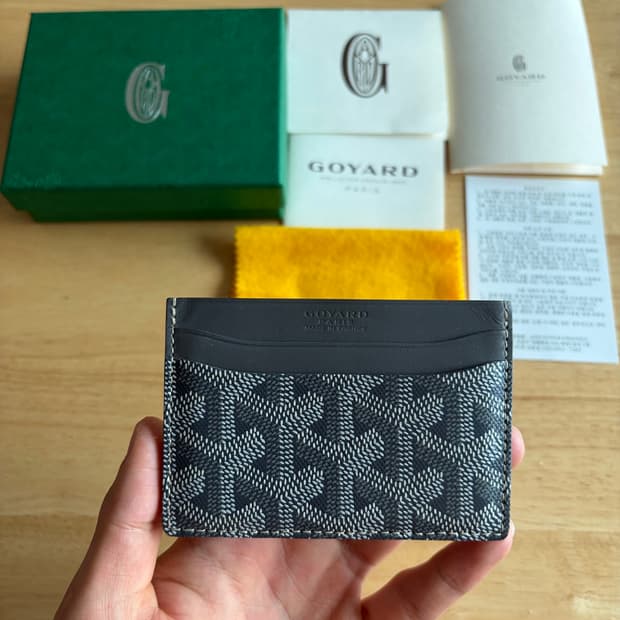 [새상품급] 고야드 생쉴피사 카드지갑 그레이