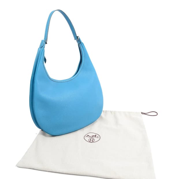 (정품)Hermes 에르메스 가오 호보 숄더백 블루진컬러예요!