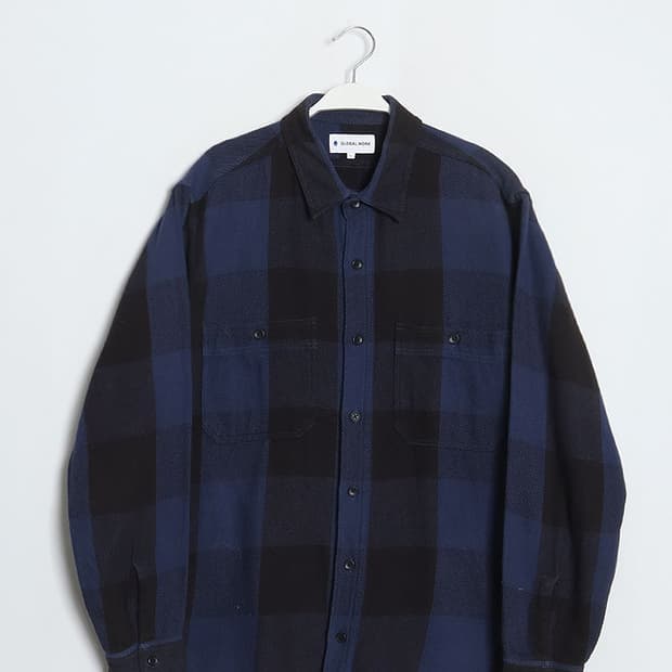 GLOBAL WORK Flannel Work Shirts