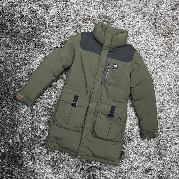 코오롱스포츠 여성 다운 패딩 (모자X)