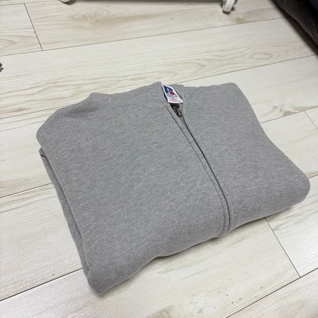 90s 러셀 후드집업 그레이 2xl