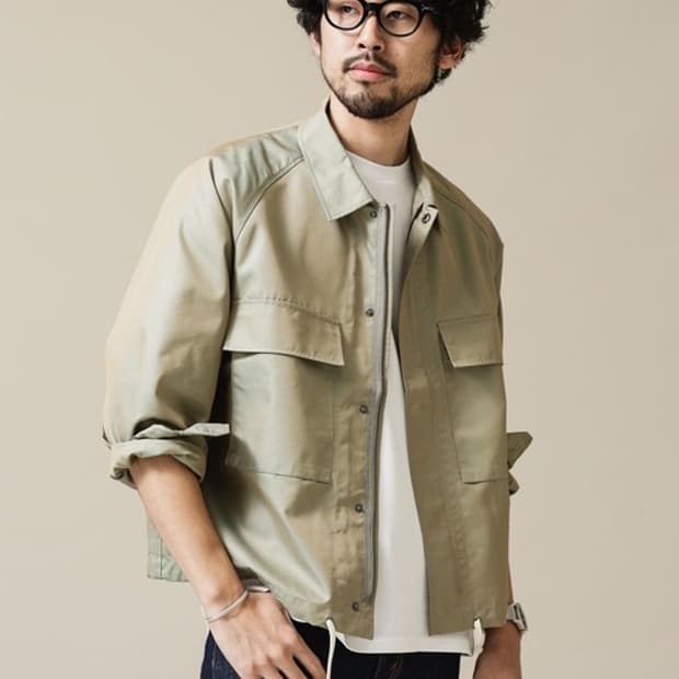 Nano universe big poket short blouson