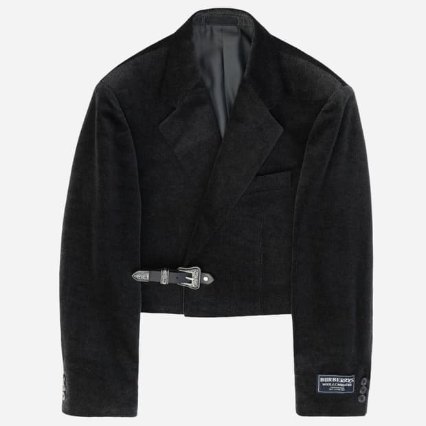 Burberrys Velvet Western Remake Jacket