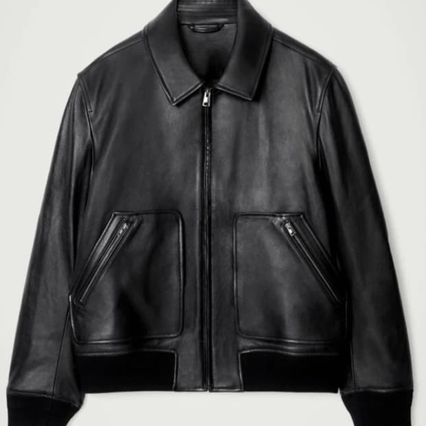 [코스/레더] 보머 자켓 / M size