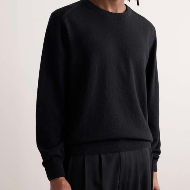 르메르 24SS 울 블랜드 크루넥 스웨터 블랙 M