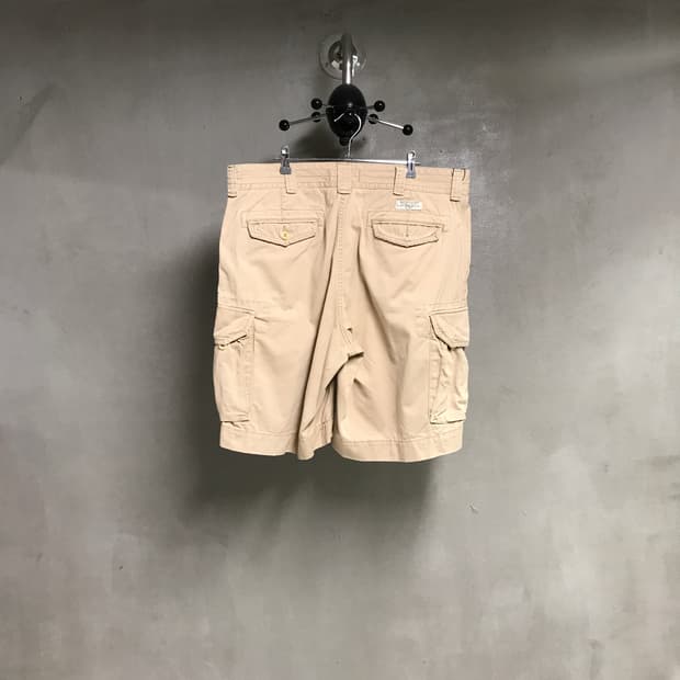 폴로 랄프로렌 베이지 카고 반바지 38