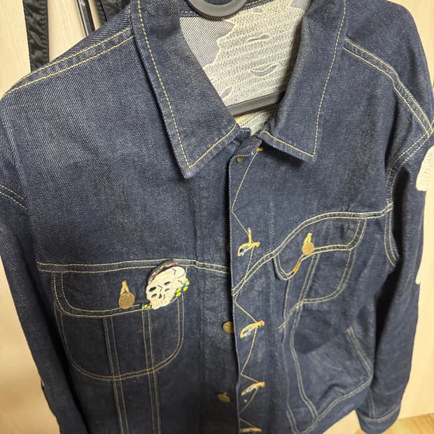 Kapital 맥시칸 본 데님 자켓 44 사이즈