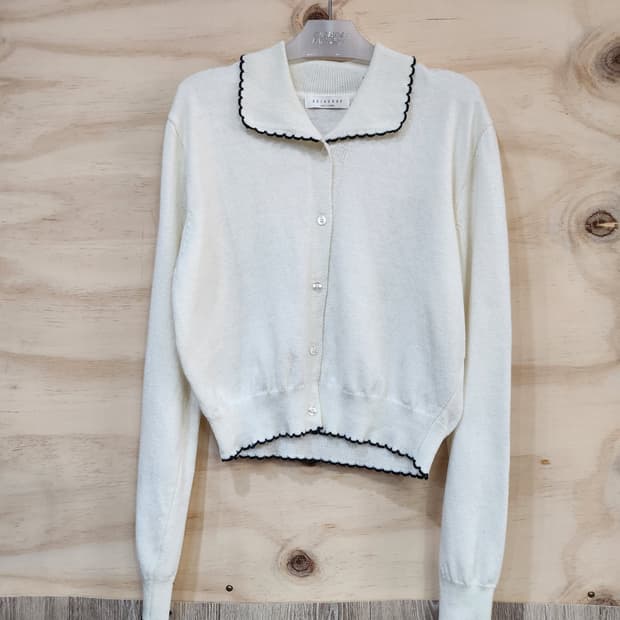 377) RAINDROPS 배색포인트 카디건