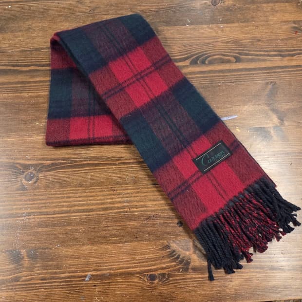 까르벵 타탄체크 머플러