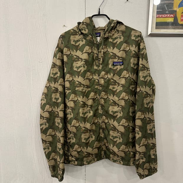 M)파타고니아 카모 후드 바람막이