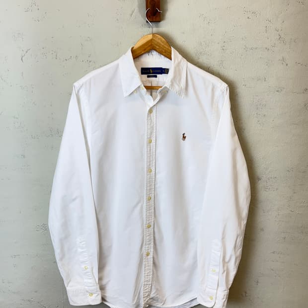 폴로랄프로렌 옥스포드 화이트 셔츠