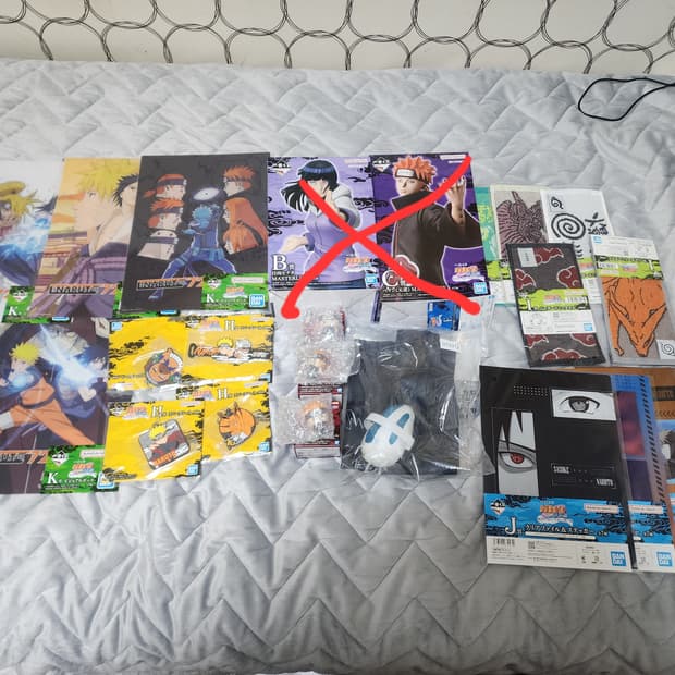 일괄) 제일복권 나루토 F상 + G상 초코노코+하위상 17종