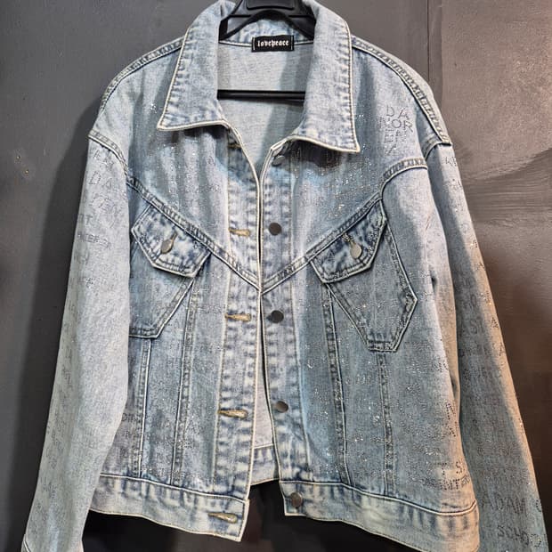 Lovepeace 연청 데님 일제 자켓 55 66 77