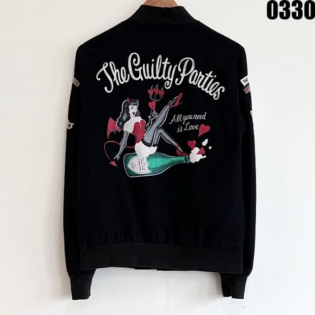 와코마리아 x 루디즈 RUDEES 스타디움 자켓 L