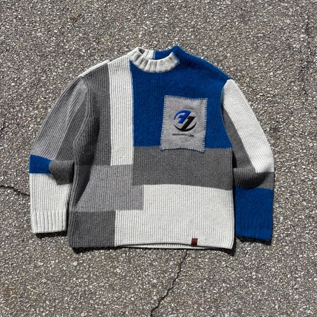 Ader Error x Zara 패치워크 오버 사이즈 니트