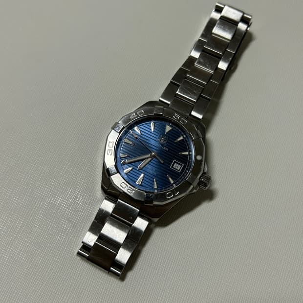 태그호이어 아쿠아레이서 41mm 청판 칼리버5